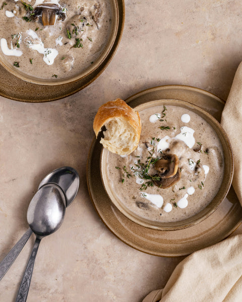 Cremige Pilzsuppe