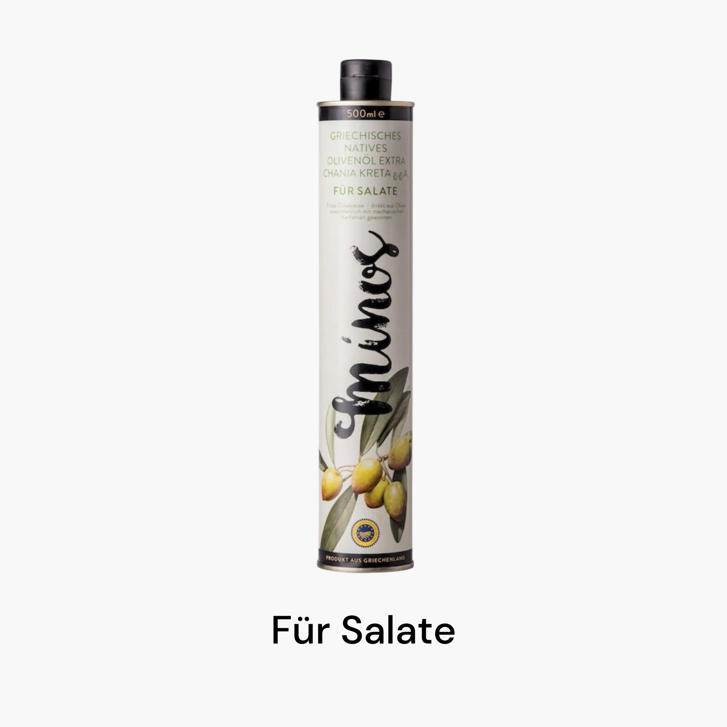 Minos natives Olivenöl extra für Salate 500ml Dose