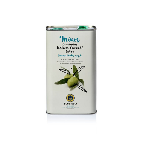Griechisches Natives Olivenöl extra | Chania Kreta g.g.A. im 3 Liter Kanister