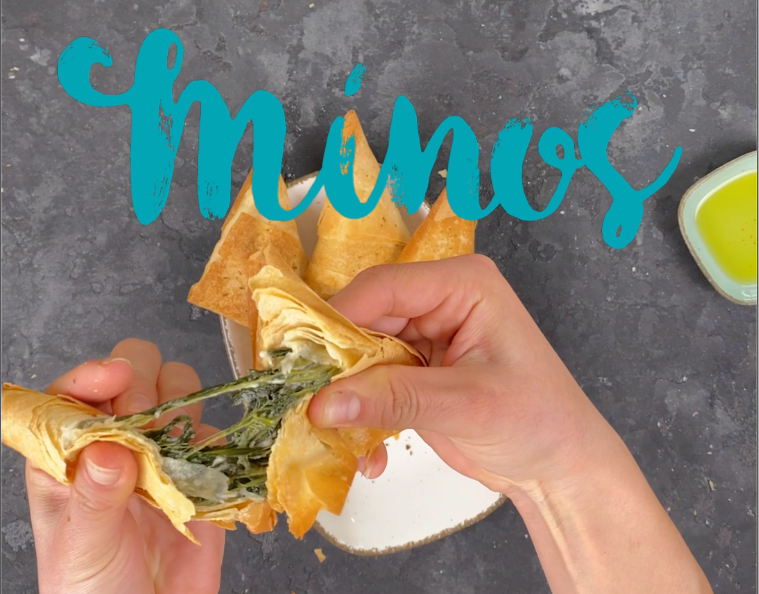 Griechische Spinattaschen – Minos Griechische Spinattaschen – Minos