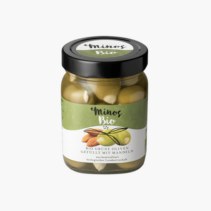 BIO Green Olives with Almonds 370ml