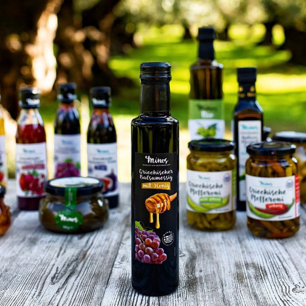 Minos balsamic vinegar with honey 250ml