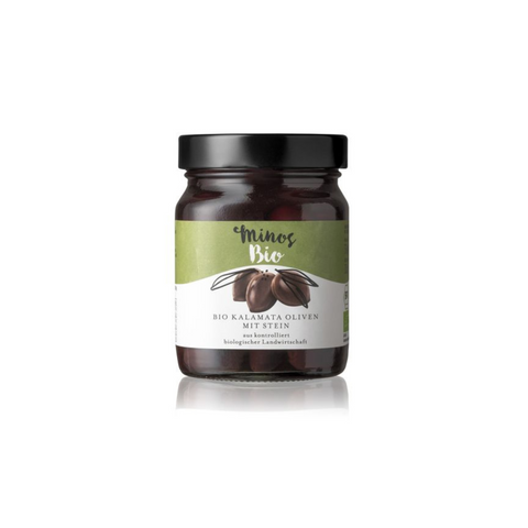 BIO Kalamata Oliven mit Stein 370ml