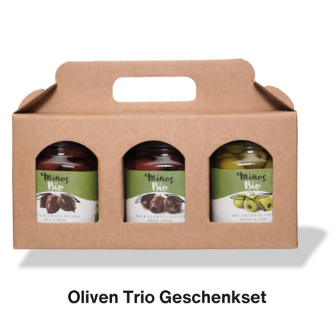 3er BIO-Oliven Geschenkset