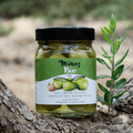 Grüne BIO Oliven mit Knoblauch von Minos